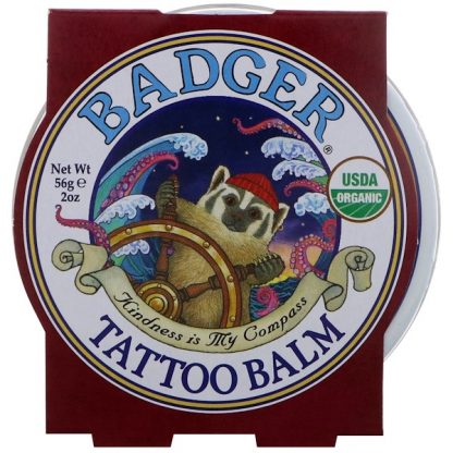 BADGER COMPANY, ORGANIC, TATTOO BALM, 2 OZ / 56g