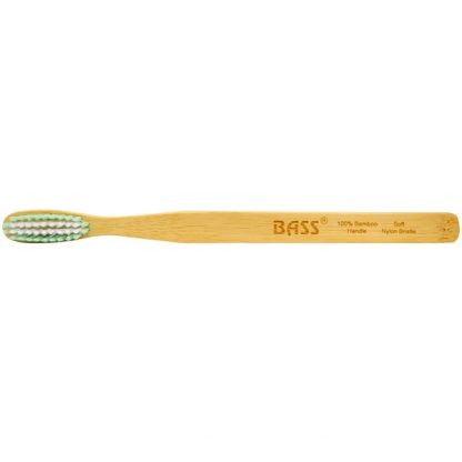 BASS BRUSHES, THE GREEN BRUSH TOOTHBRUSH