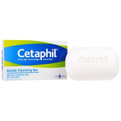 CETAPHIL, GENTLE CLEANSING BAR, 4.5 OZ / 127g