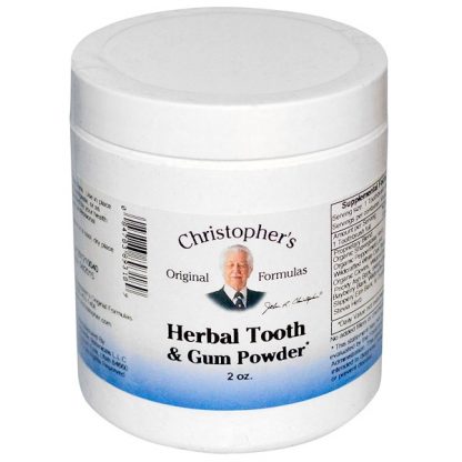 CHRISTOPHER'S ORIGINAL FORMULAS, HERBAL TOOTH & GUM POWDER, 2 OZ