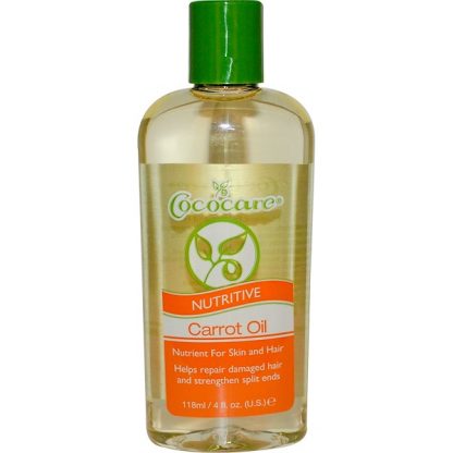 COCOCARE, NUTRITIVE CARROT OIL, 4 FL. OZ. (118ml