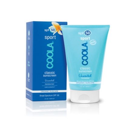 COOLA ORGANIC SUNCARE COLLECTION, CLASSIC SUNSCREEN, SPORT, UNSCENTED, SPF 50, 5 FL OZ / 148ml