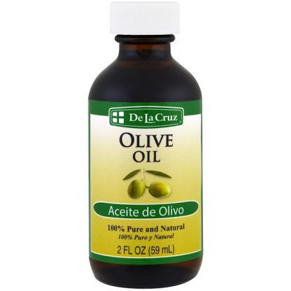 DE LA CRUZ, OLIVE OIL, 100% PURE AND NATURAL, 2 FL OZ / 59ml