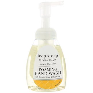 DEEP STEEP, FOAMING HAND WASH, HONEY BLOSSOM, 8 FL OZ / 237ml