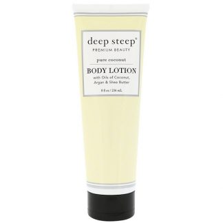 DEEP STEEP, BODY LOTION, PURE COCONUT, 8 FL OZ / 236ml