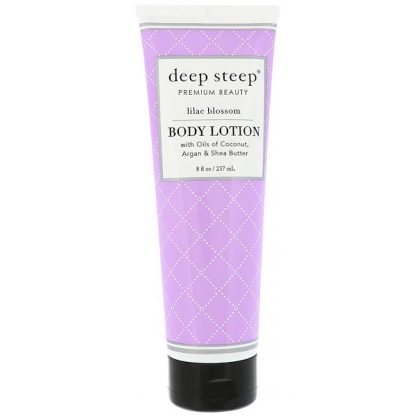 DEEP STEEP, BODY LOTION, LILAC BLOSSOM, 8 FL OZ / 237ml