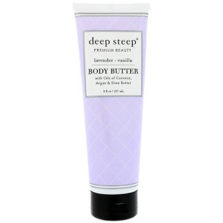 DEEP STEEP, BODY BUTTER, LAVENDER VANILLA, 8 FL OZ / 237ml