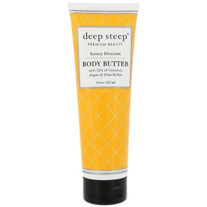 DEEP STEEP, BODY BUTTER, HONEY BLOSSOM, 8 FL OZ / 237ml