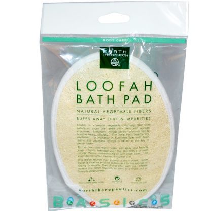 EARTH THERAPEUTICS, LOOFAH BATH PAD, 1 PAD