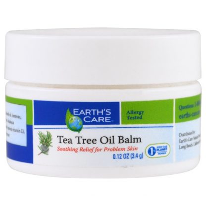 EARTH'S CARE, TEA TREE OIL BALM, 0.12 OZ / 3.4)