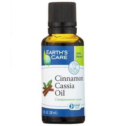 EARTH'S CARE, CINNAMON CASSIA OIL, 100% NATURAL, 1 FL OZ / 30ml