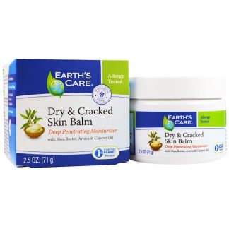 EARTH'S CARE, DRY & CRACKED SKIN BALM, 2.5 OZ / 71g