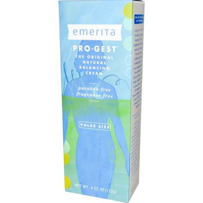 EMERITA, PRO-GEST, BALANCING CREAM, FRAGRANCE-FREE, 4 OZ / 112g