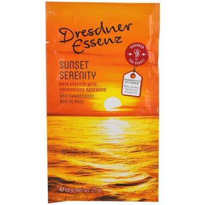 EUROPEAN SOAPS, LLC, DRESDNER ESSENZ, BATH ESSENCE, SUNSET SERENITY, 2.1 OZ / 60g