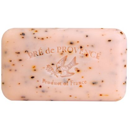 EUROPEAN SOAPS, LLC, PRE DE PROVENCE, BAR SOAP, JUICY POMEGRANATE, 5.2 OZ / 150g