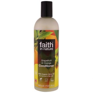FAITH IN NATURE, CONDITIONER, FOR NORMAL TO OILY HAIR, GRAPEFRUIT & ORANGE, 13.5 FL. OZ / 400ml