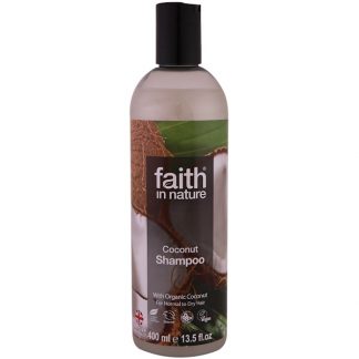 FAITH IN NATURE, SHAMPOO, FOR NORMAL TO DRY HAIR, COCONUT, 13.5 FL OZ / 400ml