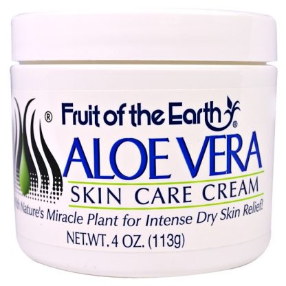 FRUIT OF THE EARTH, ALOE VERA SKIN CARE CREAM, 4 OZ / 113g