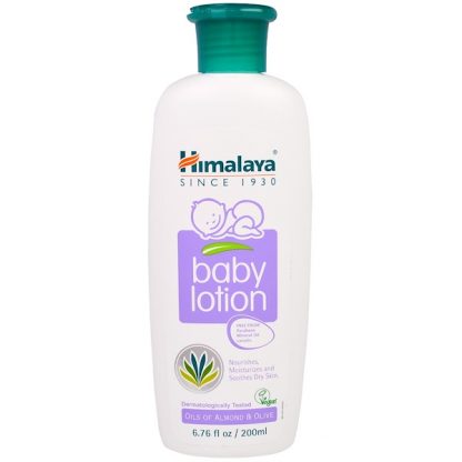 HIMALAYA, BABY LOTION, OILS OF ALMOND & OLIVE, 6.76 FL OZ / 200ml