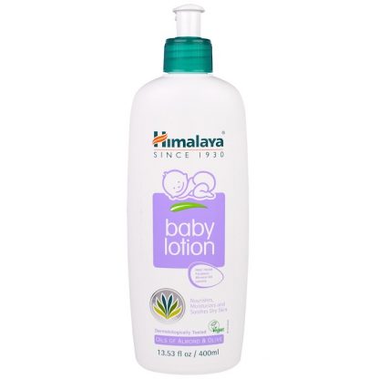 HIMALAYA, BABY LOTION, OILS OF ALMOND & OLIVE, 13.53 FL OZ / 400ml