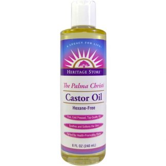 HERITAGE STORE, THE PALMA CHRISTI, CASTOR OIL, 8 FL OZ / 240ml