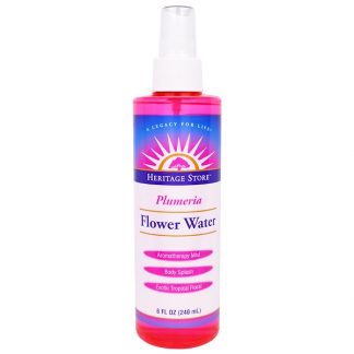 HERITAGE STORE, FLOWER WATER, PLUMERIA, 8 FL OZ / 240ml