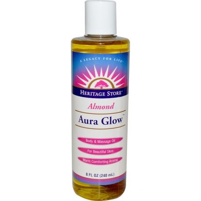 HERITAGE STORE, AURA GLOW, ALMOND, 8 FL OZ / 240ml