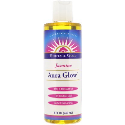 HERITAGE STORE, AURA GLOW, JASMINE, 8 FL OZ / 240ml