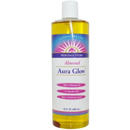 HERITAGE STORE, AURA GLOW, ALMOND, 16 FL OZ / 480ml