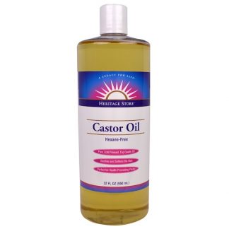 HERITAGE STORE, CASTOR OIL, 32 FL OZ / 960ml