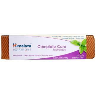 HIMALAYA, BOTANIQUE, COMPLETE CARE TOOTHPASTE, SIMPLY SPEARMINT, 5.29 OZ / 150g