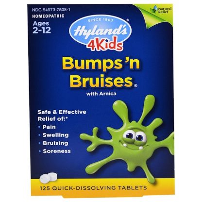 HYLAND'S, 4KIDS, BUMPS 'N BRUISES WITH ARNICA, 125 QUICK-DISSOLVING TABLETS