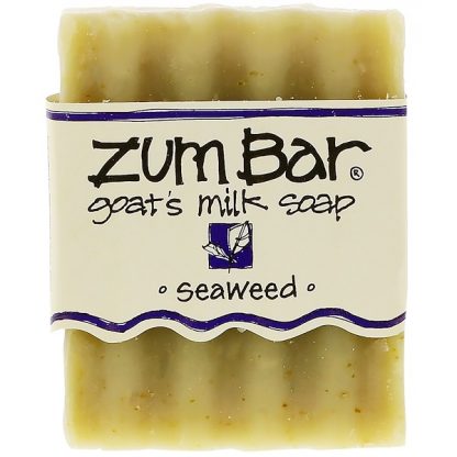 INDIGO WILD, ZUM BAR, GOAT'S MILK SOAP, SEAWEED, 3 OZ