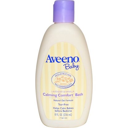 AVEENO, BABY, CALMING COMFORT BATH, LAVENDER & VANILLA, 8 FL OZ / 236ml