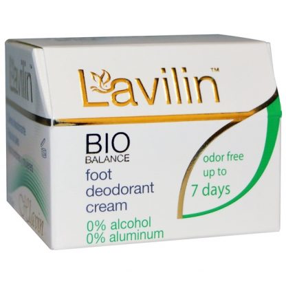 LAVILIN, BIO BALANCE, FOOT DEODORANT CREAM FOR MEN AND WOMEN, 12.5 G