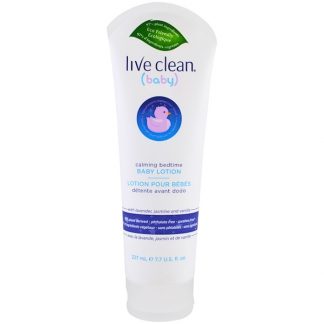 LIVE CLEAN, BABY, BABY LOTION, CALMING BEDTIME, 7.7 FL OZ / 227ml