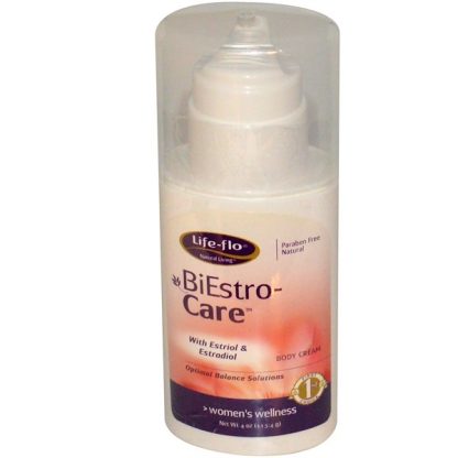 LIFE-FLO, BI-ESTRO CARE BODY CREAM, 4 OZ / 113.4g