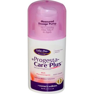 LIFE-FLO, PROGESTA-CARE PLUS, BODY CREAM, 4 OZ / 113.4g