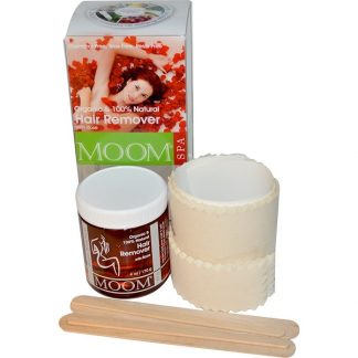 MOOM, ORGANIC HAIR REMOVER, WITH ROSE, SPA, 6 OZ / 170g