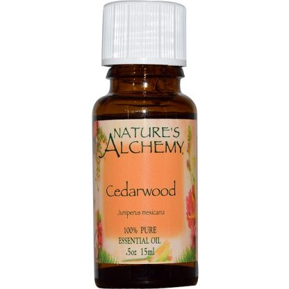 NATURE'S ALCHEMY, CEDARWOOD, ESSENTIAL OIL, .5 OZ / 15ml