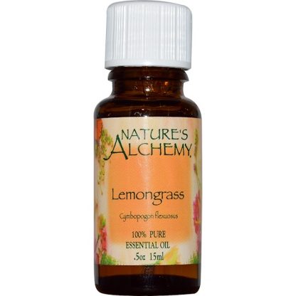 NATURE'S ALCHEMY, LEMONGRASS, ESSENTIAL OIL, 0.5 OZ / 15ml