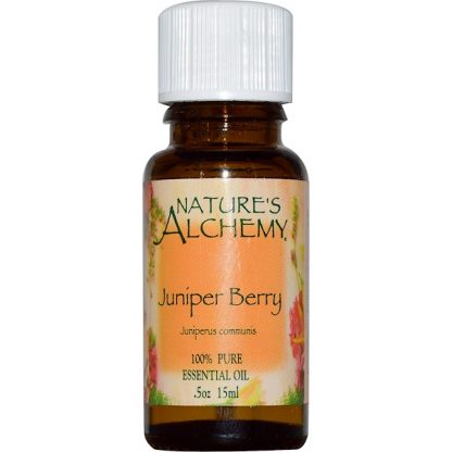 NATURE'S ALCHEMY, JUNIPER BERRY, ESSENTIAL OIL, 0.5 OZ / 15ml