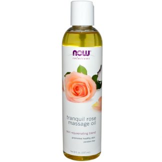 NOW FOODS, SOLUTIONS, TRANQUIL ROSE MASSAGE OIL, 8 FL OZ / 237ml