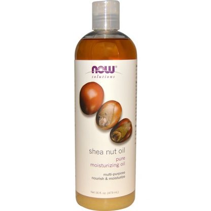 NOW FOODS, SOLUTIONS, SHEA NUT OIL, PURE MOISTURIZING OIL, 16 FL OZ / 473ml