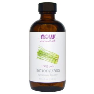 NOW FOODS, ESSENTIAL OILS, LEMONGRASS, 4 FL OZ / 118ml