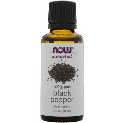 NOW FOODS, ESSENTIAL OILS, BLACK PEPPER OIL, 1 FL OZ / 30ml