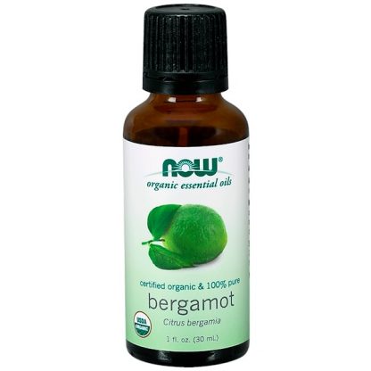 NOW FOODS, ORGANIC ESSENTIAL OILS, BERGAMOT, 1 FL OZ / 30ml