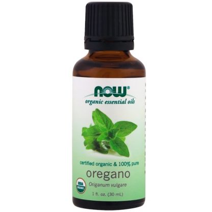 NOW FOODS, ORGANIC ESSENTIAL OILS, 100% PURE OREGANO OIL, 1 FL OZ / 30ml