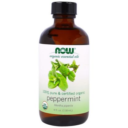 NOW FOODS, ORGANIC ESSENTIAL OILS, PEPPERMINT, 4 FL OZ / 118ml