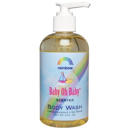 RAINBOW RESEARCH, BABY OH BABY, HERBAL BODY WASH, SCENTED, 8 FL OZ